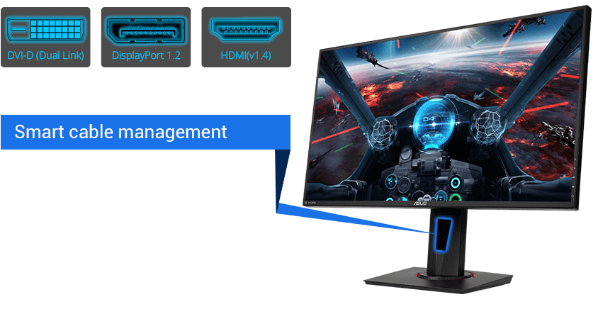 27 LED monitor ASUS VG278QR