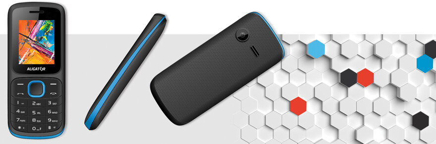 Mobilní telefon ALIGATOR D210 Dual sim černýčervený blackred