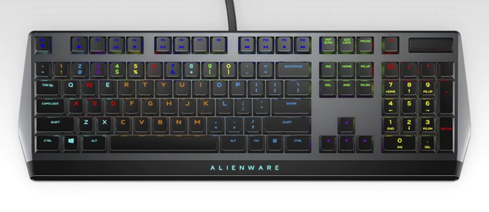 Klávesnice DELL Alienware 510K Lowprofile RGB černá black