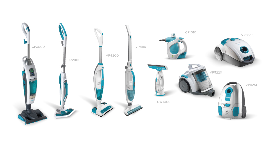 Tyčový vysavač CONCEPT VP4200 Wet and Dry 3 v 1  PERFECT CLEAN bílámodrá whiteblue