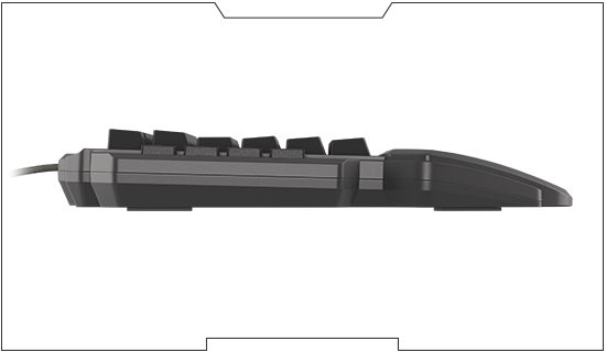 Klávesnice NATEC Genesis Thor 100 RGB černá black