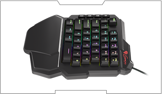 Klávesnice NATEC Genesis Thor 100 RGB černá black