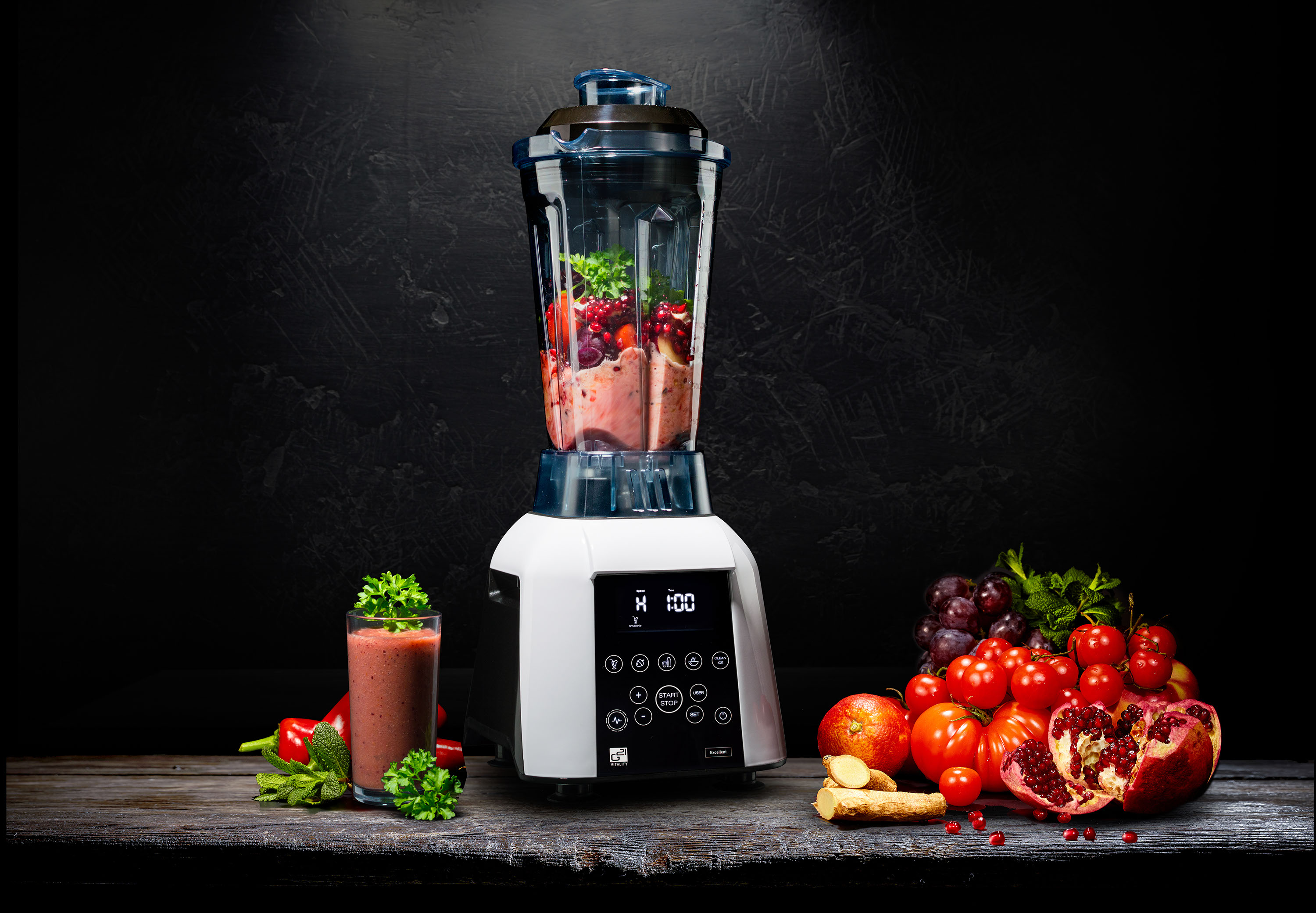 Stolní mixér G21 Blender Excellent bílý white