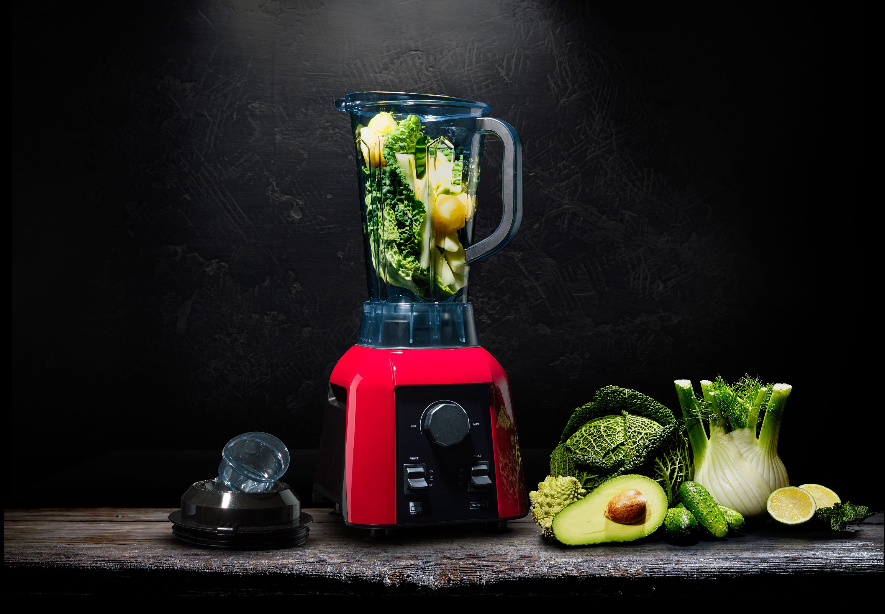 Stolní mixér G21 Blender Perfection červený red