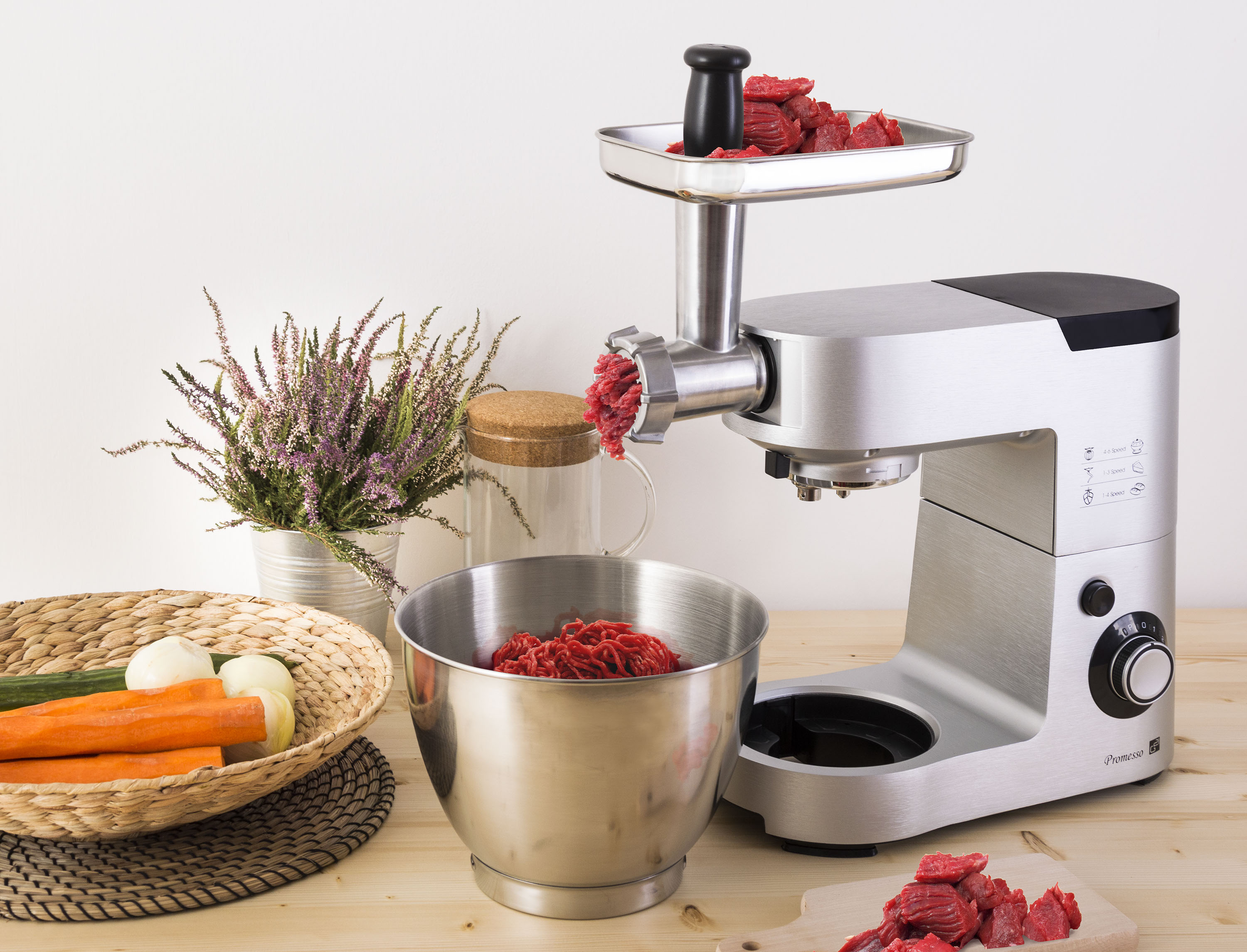 Kuchyňský robot G21 Promesso aluminium