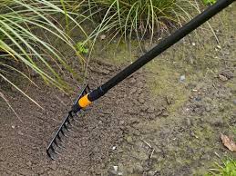 Hrábě FISKARS QuikFit černáoranžová blackorange