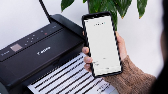 Přenosná tiskárna CANON PIXMA TR150 + baterie