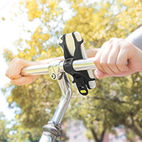 Držák na kolo  k připevnění na řídítka BONE Bike Tie X černý black