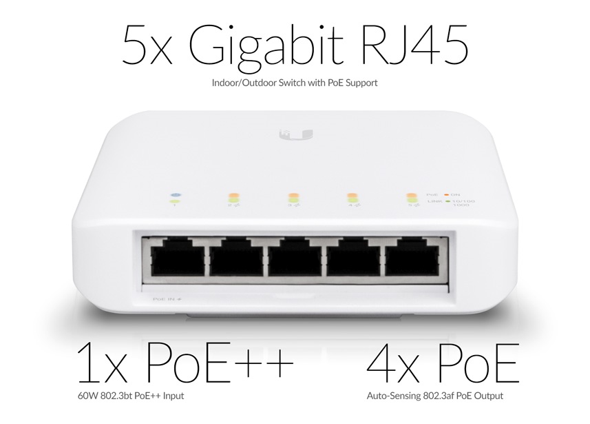 Switch UBIQUITI NETWORKS UBNT UniFi Switch USWFlex