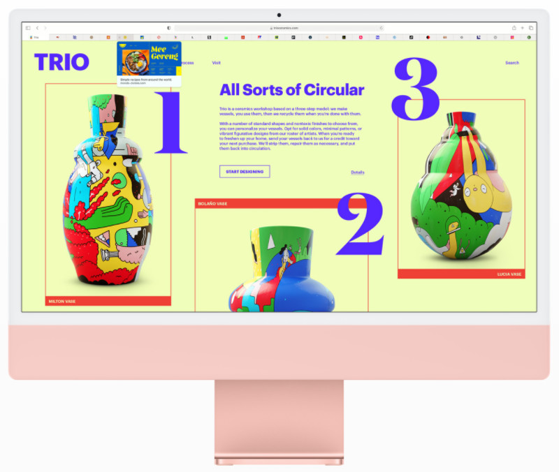 All In One PC APPLE iMac 24'' 45K Ret M1 7GPU růžový pink