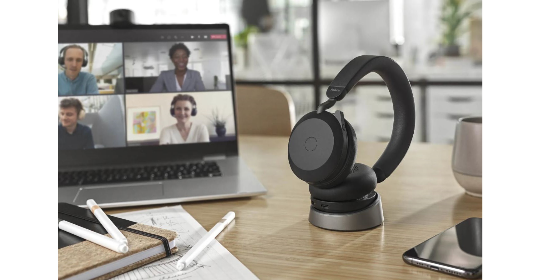 Jabra Evolve2 75 USBA MS Stereo Black