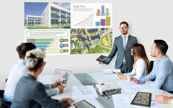 LCD projektor EPSON EBFH52 bílý white