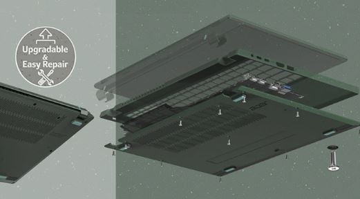 Notebook ACER Aspire Vero AV1452P šedý grey