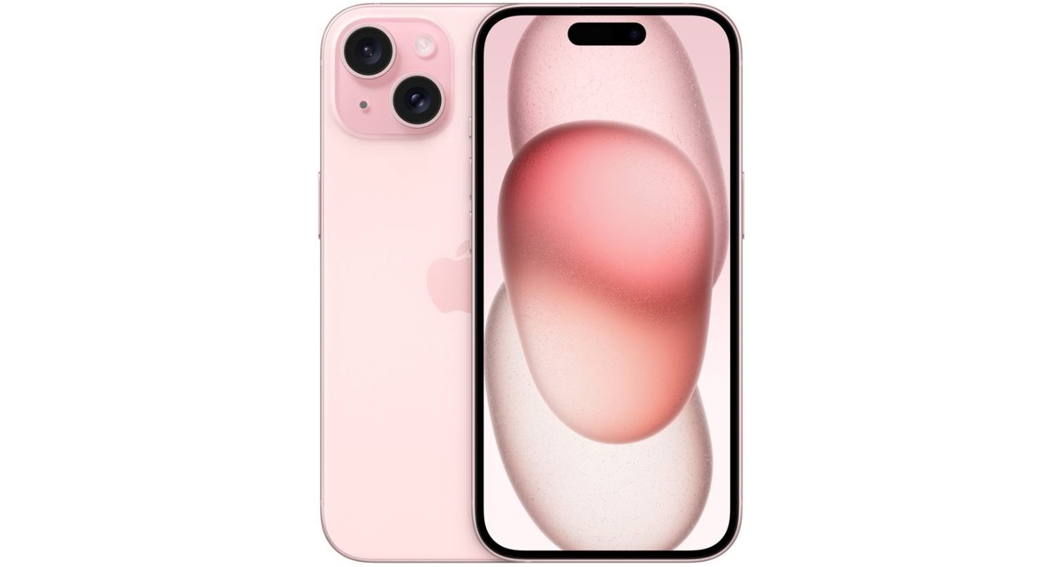 Mobilní telefon APPLE iPhone 15 256 GB růžový pink