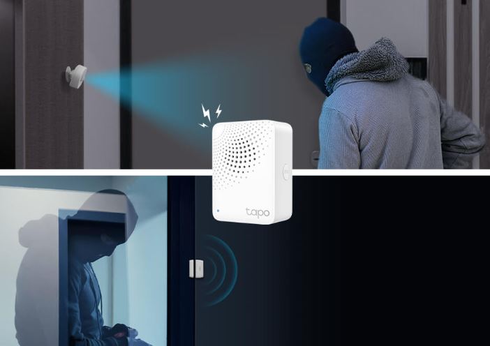 Chytrá domácnost TPLINK Tapo H100 Smart IoT Hub se zvonkem bilý white