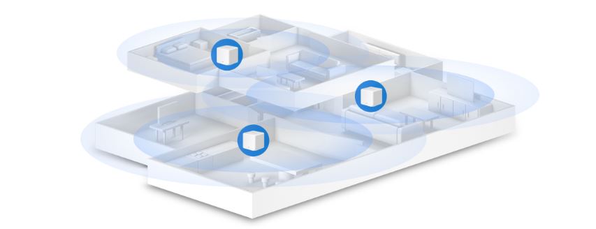 Domácí mesh systém MERCUSYS Halo H30G3pack bílá white