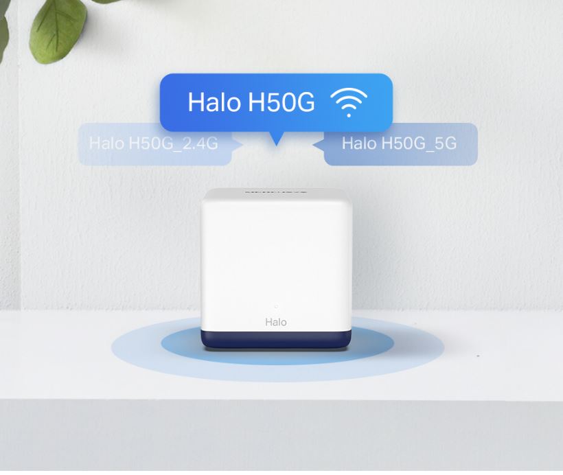 Domácí mesh systém MERCUSYS Halo H50G2pack bílá white