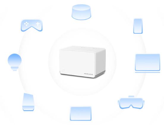 Domácí mesh systém MERCUSYS Halo H70X2pack bílá white
