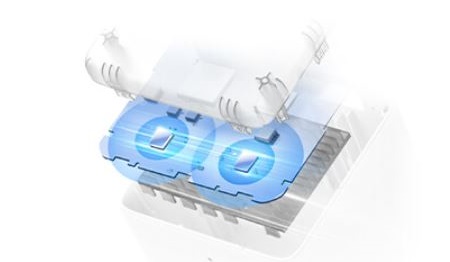 Domácí mesh systém MERCUSYS Halo H90X2pack bílá white