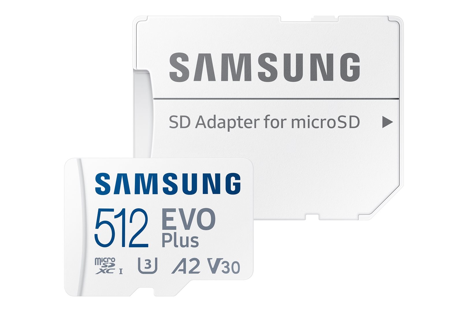Paměťová karta SAMSUNG microSDXC 512GB EVO Plus + SD adaptér