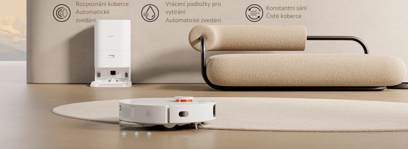 Robotický vysavač XIAOMI Robot Vacuum X10+ bílá white