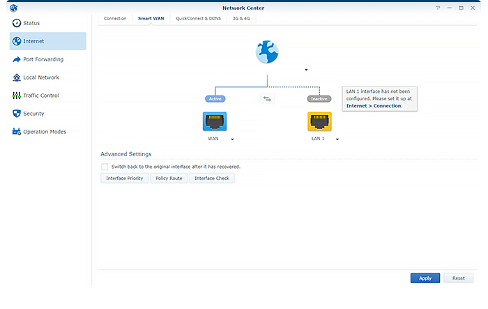 WiFi router SYNOLOGY RT2600ac