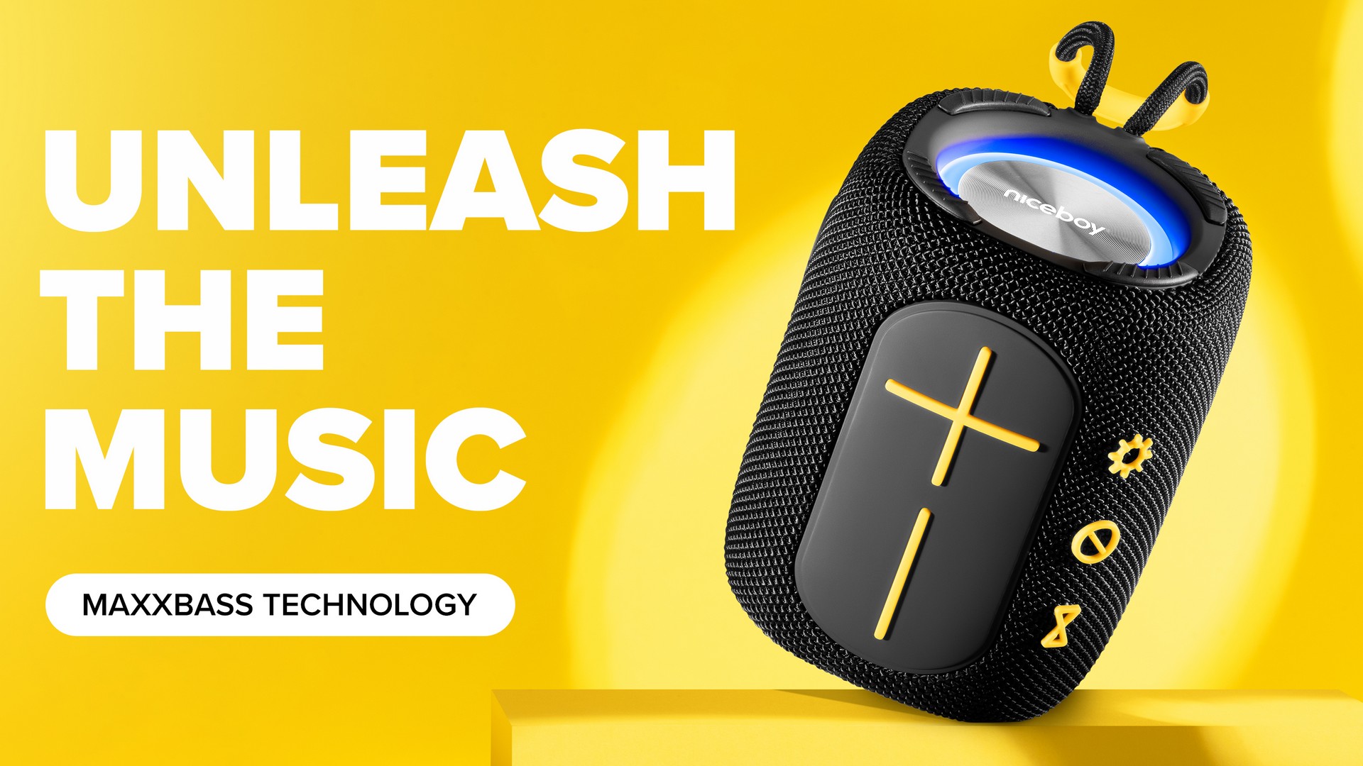 Přenosný bezdrátový reproduktor NICEBOY RAZE Supersonic černý black