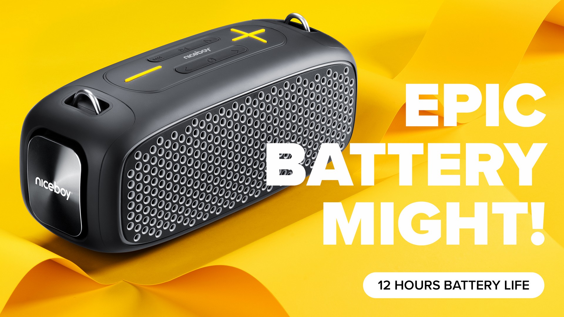 Přenosný reproduktor NICEBOY RAZE Zeus černé black