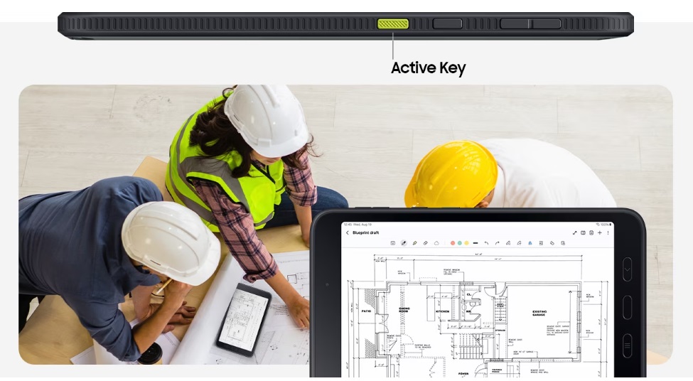 Tablet SAMSUNG Galaxy Tab Active5 5G zelená green