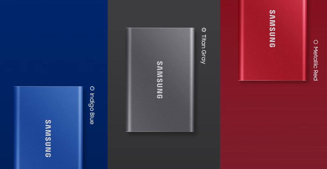 Externí SSD disk SAMSUNG T7 4TB šedý