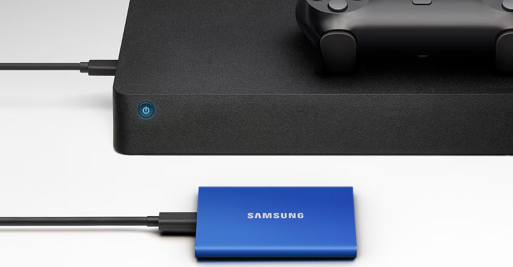 Externí SSD disk SAMSUNG T7 4TB šedý