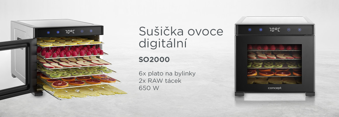 Digitální sušička ovoce CONCEPT SO2000