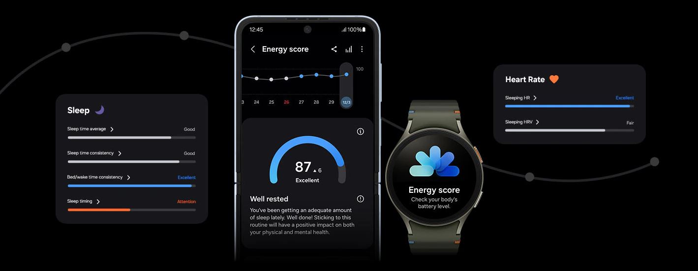 Chytré hodinky SAMSUNG Galaxy Watch 7 40mm CreamSport Band
