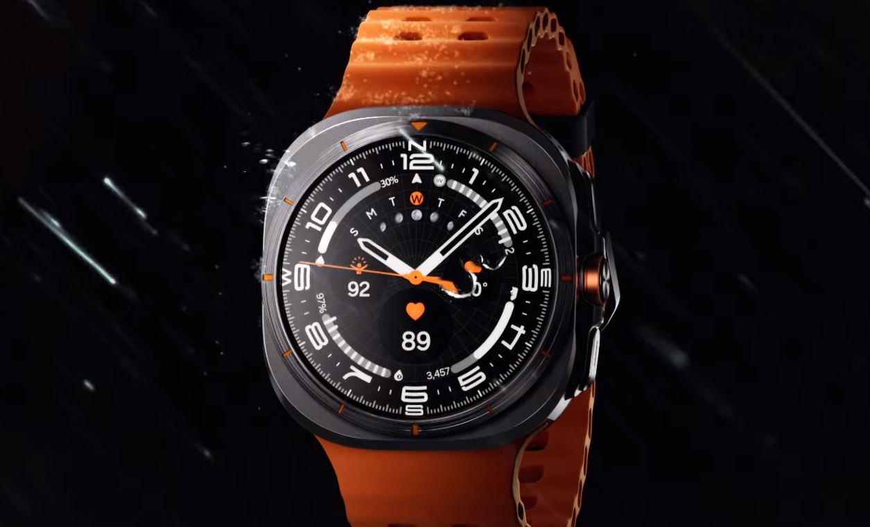 Chytré hodinky SAMSUNG Galaxy Watch Ultra 47mm Titanium GraySport BandOrange