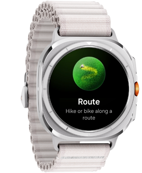 Chytré hodinky SAMSUNG Galaxy Watch Ultra 47mm Titanium GraySport BandOrange