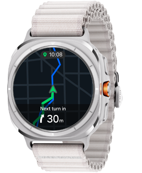 Chytré hodinky SAMSUNG Galaxy Watch Ultra 47mm Titanium GraySport BandOrange