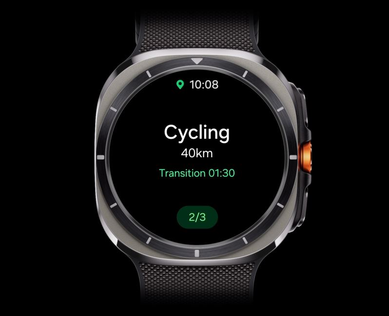 Chytré hodinky SAMSUNG Galaxy Watch Ultra 47mm Titanium GraySport BandOrange