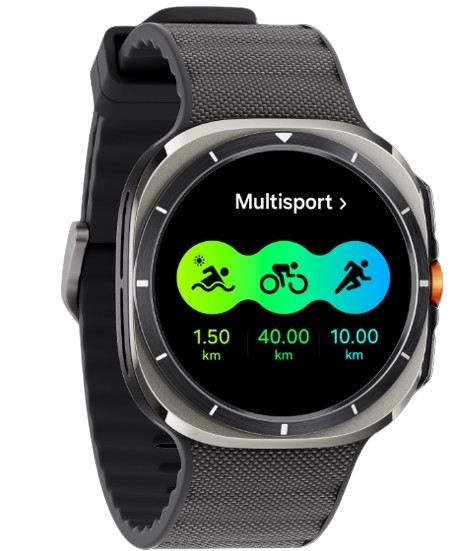 Chytré hodinky SAMSUNG Galaxy Watch Ultra 47mm Titanium GraySport BandOrange