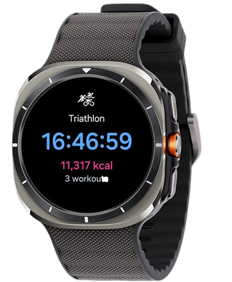 Chytré hodinky SAMSUNG Galaxy Watch Ultra 47mm Titanium WhiteSport BandWhite