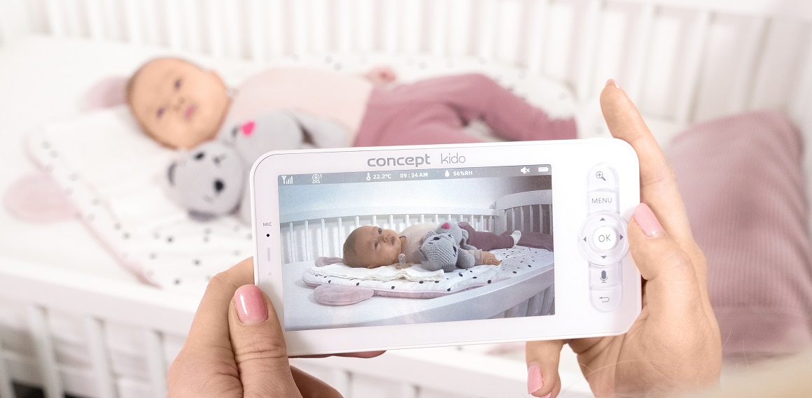 Dětská chůvička s kamerou CONCEPT SMART KIDO KD4010