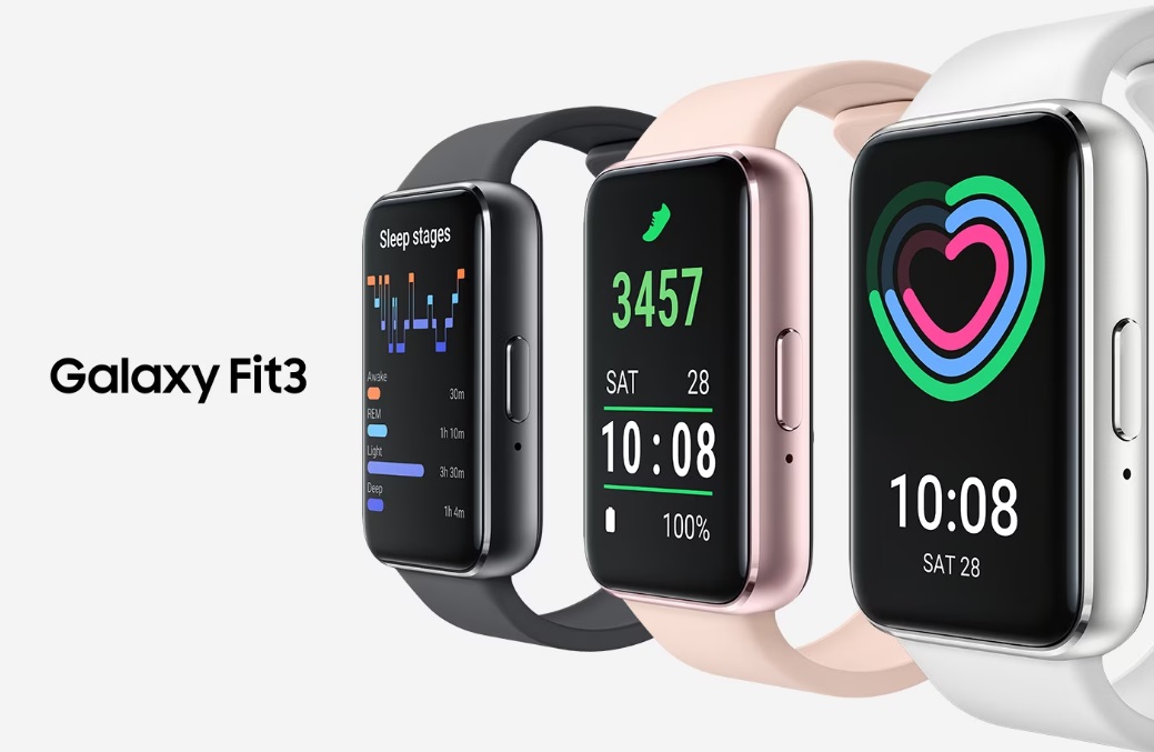 Fitness náramek SAMSUNG Galaxy Fit3 Silver