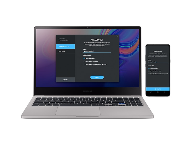 Externí SSD disk SAMSUNG T7 2TB šedý