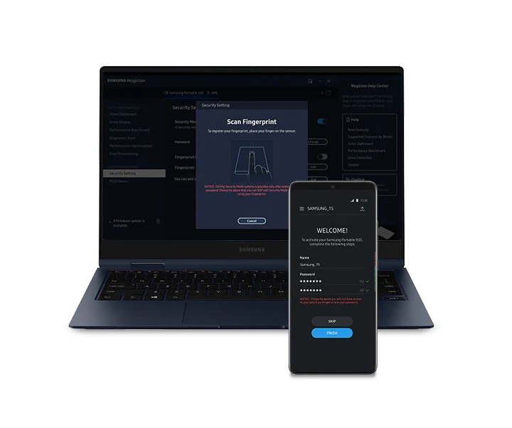 Externí SSD disk SAMSUNG T7 Shield 2TB černý