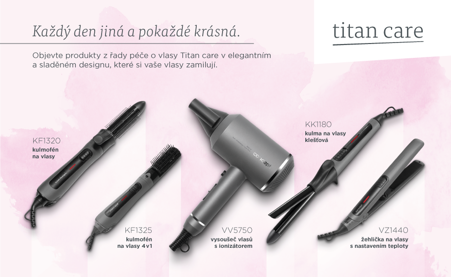 Kulma na vlasy klešťová CONCEPT TITAN CARE KK1180