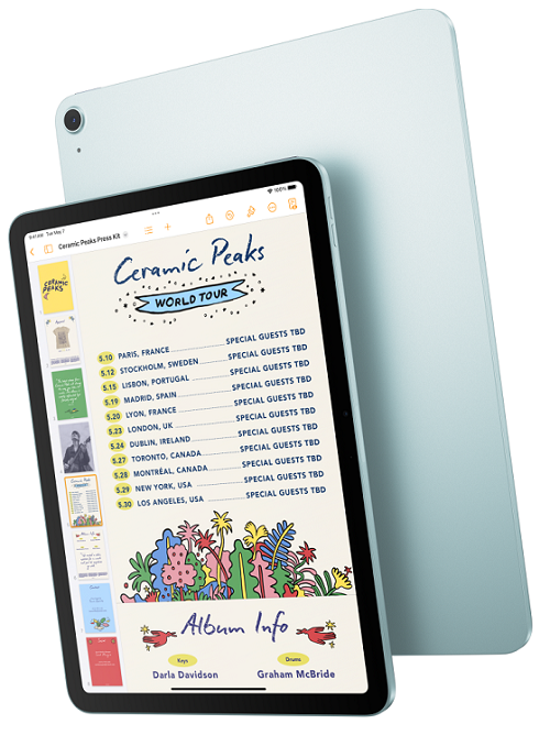 Tablet APPLE iPad Air 13 WiFi + Cellular 256GB  Blue 2024