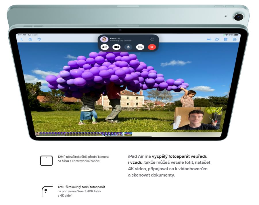 Tablet APPLE iPad Air 13 WiFi + Cellular 256GB  Blue 2024