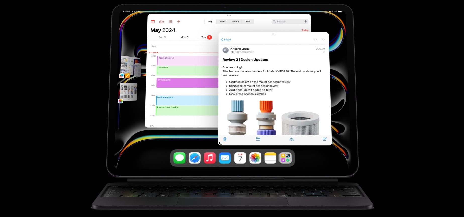 Tablet APPLE iPad Pro 11 WiFi + Cellular 512GB  Silver 2024