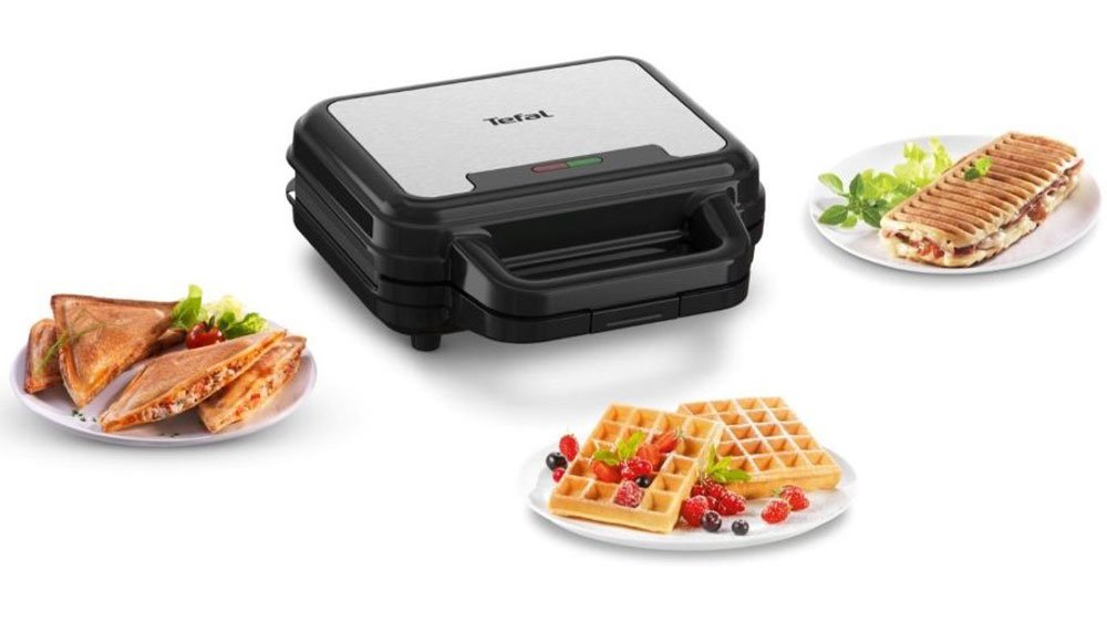 Sendvičovač TEFAL SW383D10 UltraCompact 3v1 černý black