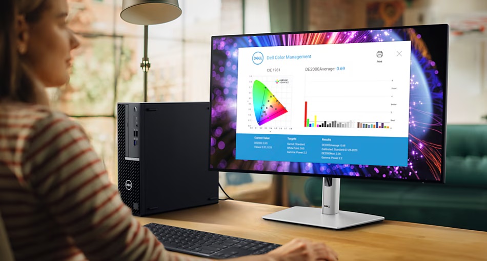 27 LED monitor DELL UltraSharp U2724D 27 stříbný silver