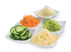 Elektrický strouhač TEFAL MB756G31 FreshExpress metalická červená